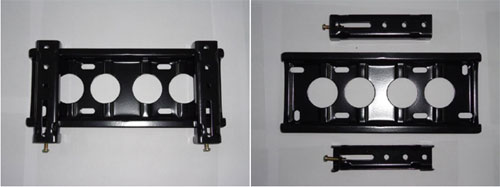 Powder Coated High Quality Steel Wall Mounting Bracket, Size : 16CmX11CmX3.5Cm Height