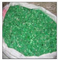 Green Color PET Flakes