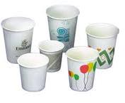 Paper cups, Disposable : Yes