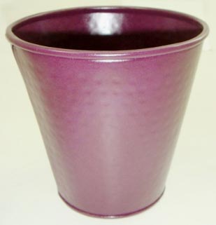 Purple Metal Planter