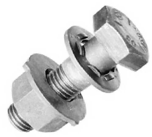 High Strength Nuts & Bolts, For Construction, Industry, Color : Silver