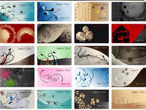 Visiting card printing