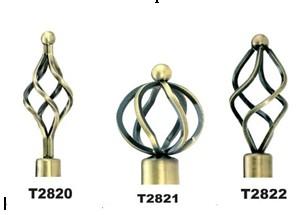 Curtain Rod Finial t2820/2821/2822