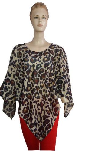 Polyester Animal Printed Poncho, Size : Free Size