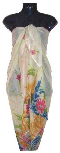 Flower Printed Poly Sarongs