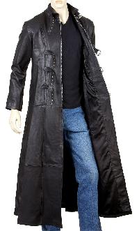 Full Sleeves Rexine Mens Leather Over Coats, For Party Wear, Size : XL, XXL