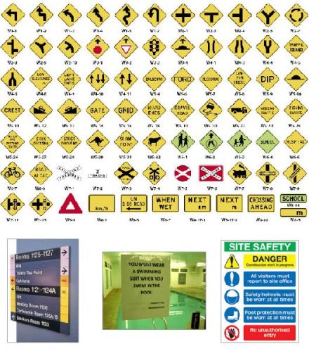 Paper Warning Signs