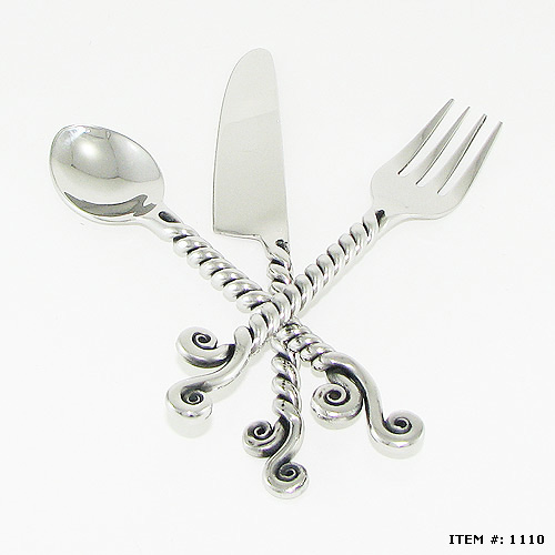 La Curla Knob Stainless Steel Flatware Set