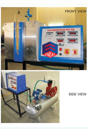 Single Stage Air Compressor Test Rig