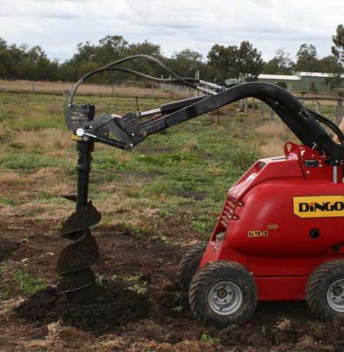 Hole Digging For Greenhouse