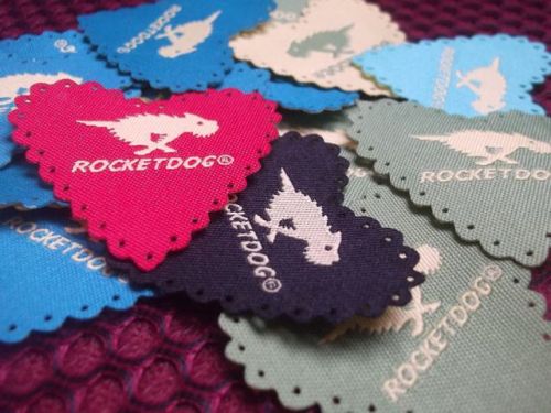 Laser Cut Woven Label For Shoes