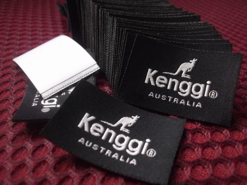 Shoe Woven Label With Sticky Backing