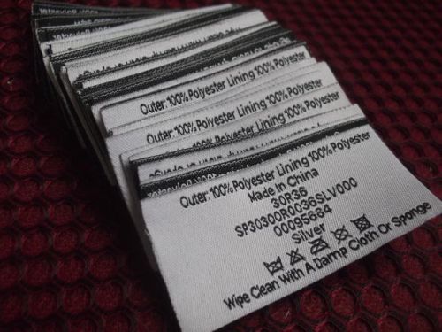 Woven Care Label