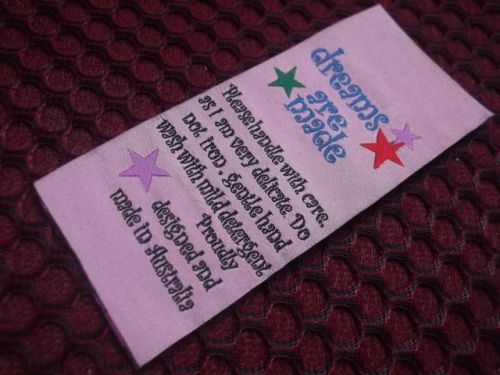 Woven label for Garment, Shoes, Bags