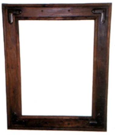 Brown Teak Wooden Jharokha