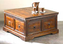 Polished Handcrafted Decorative Wooden Box