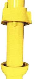 Spigot Connector, Color : Yellow, Handle Length : 30-60mm