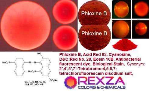 Phloxine B, Cyanosine, D&C Red, Antibacterial Fluorescent Dye,