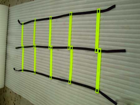 Polished Agility Ladder for Construction, Industrial