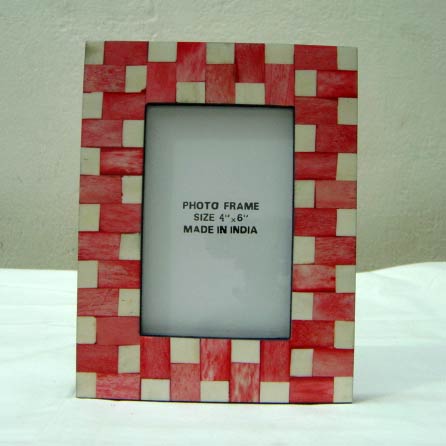 Horn and Bone Photo Frames, Size : 6x6inch, 8x6inch