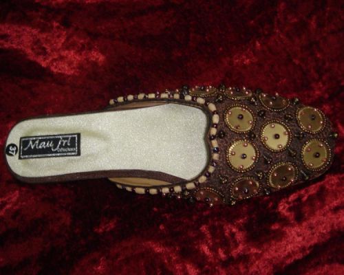 Ladies Beaded Slippers