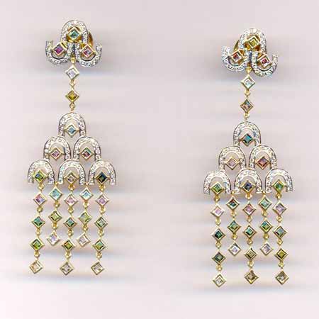 Diamond Earrings - De 07