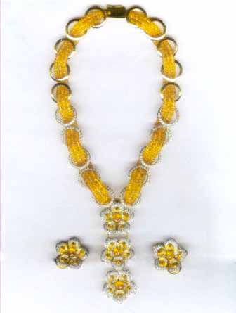 Diamond Necklace Set - Dns 06