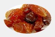 Raisins, Total Carbohydrate : 79 g /100gms