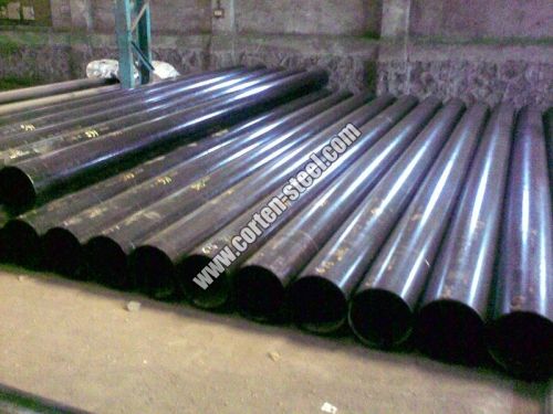 Polished Carbon Steel Seamless Pipes, For Construction, Marine Applications, Water Treatment Plant