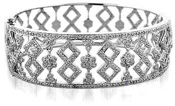 Ldb-06 Gold Diamond Bangle, Gender : Female