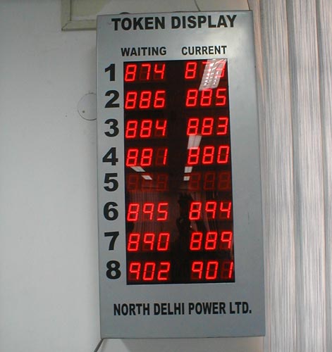 LED Token Display System