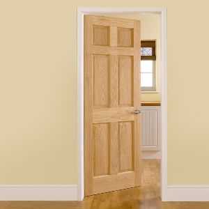 Polished Plain Wood Panel Door, Size : Multisize