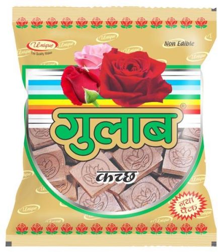 Redish Brown Gulab Kuchch (Cutch), Packaging Type : Plastic Bag