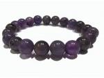 Amethyst Crystal Power Bead Bracelet