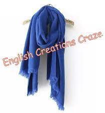 ECC Cashmere Solid Color Stoles, Size : 70*180CM