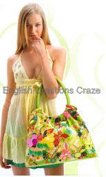 Cotton Printed Handbags, Color : Yellow