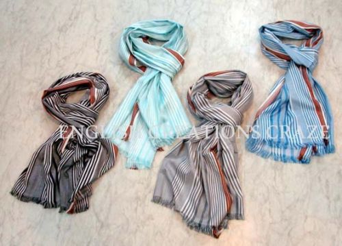 ENGLISH CREATIONS Cotton SilkÂ stoles, Size : 50*180 Cm