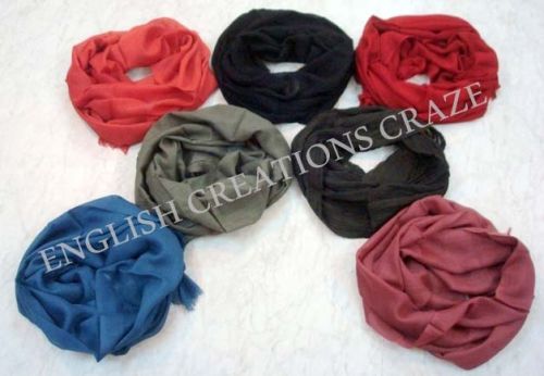 ENGLISH CREATIONS Wool Pashmina Scarves, Size : 70*180CM