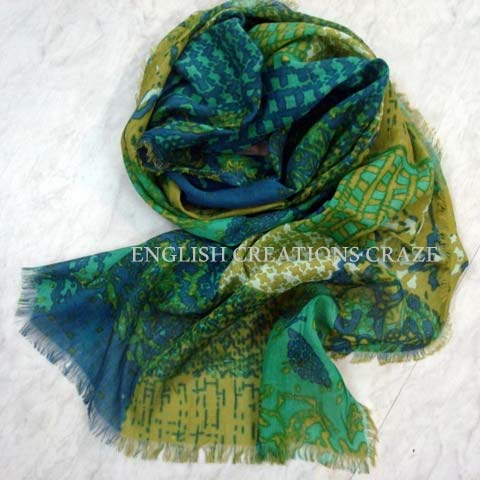 ECC Rayon Printed Stoles, Size : 70*180CM