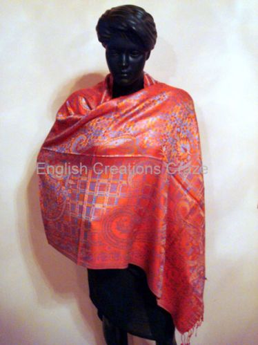 Silk Jacquard Scarves - SJ-26, Size : 70*180CM