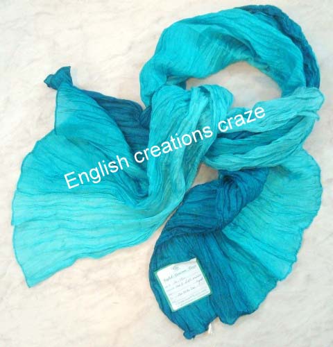 ECC Silk Ombre Dyed Scarves, Size : 70*180CM