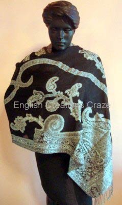 ENGLISH CREATIONS Jamawar Stoles, Size : 70*180CM