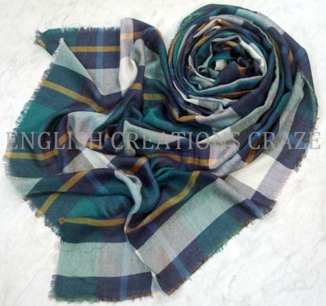 ECC Cotten Summer Yarn Dyed Scarves, Gender : Female
