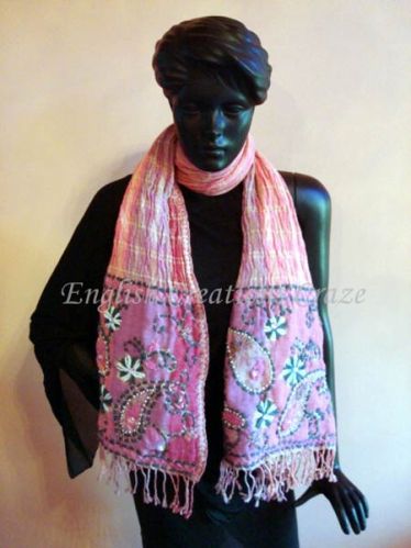 ENGLISH CREATIONS Wool Lycra Stoles, Size : 70*180CM