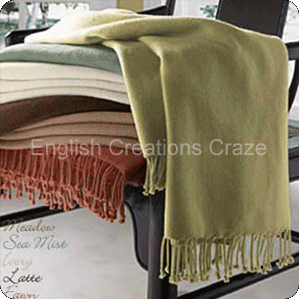 ENGLISH CREATIONS Woolen Throws, Style : Acrylic