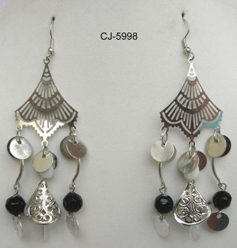 Glass Bead Earrings (CJ-5998)