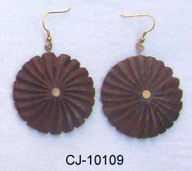 Wooden Earring (CJ-10109)