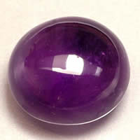 African Amethyst Cabochon Round