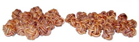 CI 20mm Leather Cord Beads, Color : Light Brown