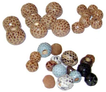 CI Leather Jewelry Beads, Color : Multi